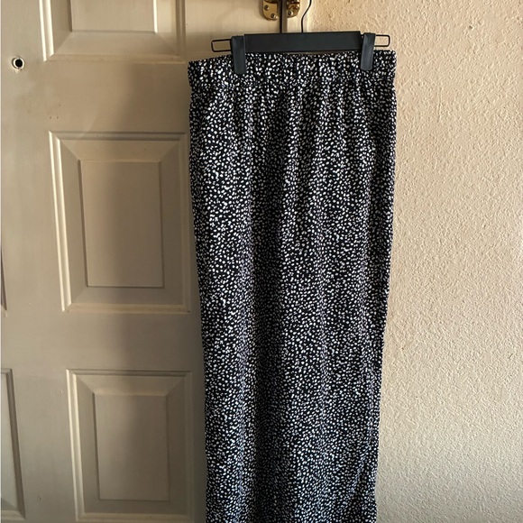 LOFT Pants - LOFT Black and White Patterned Pants